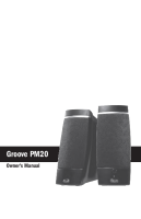 Klipsch Groove-PM-20 - Owners Manual